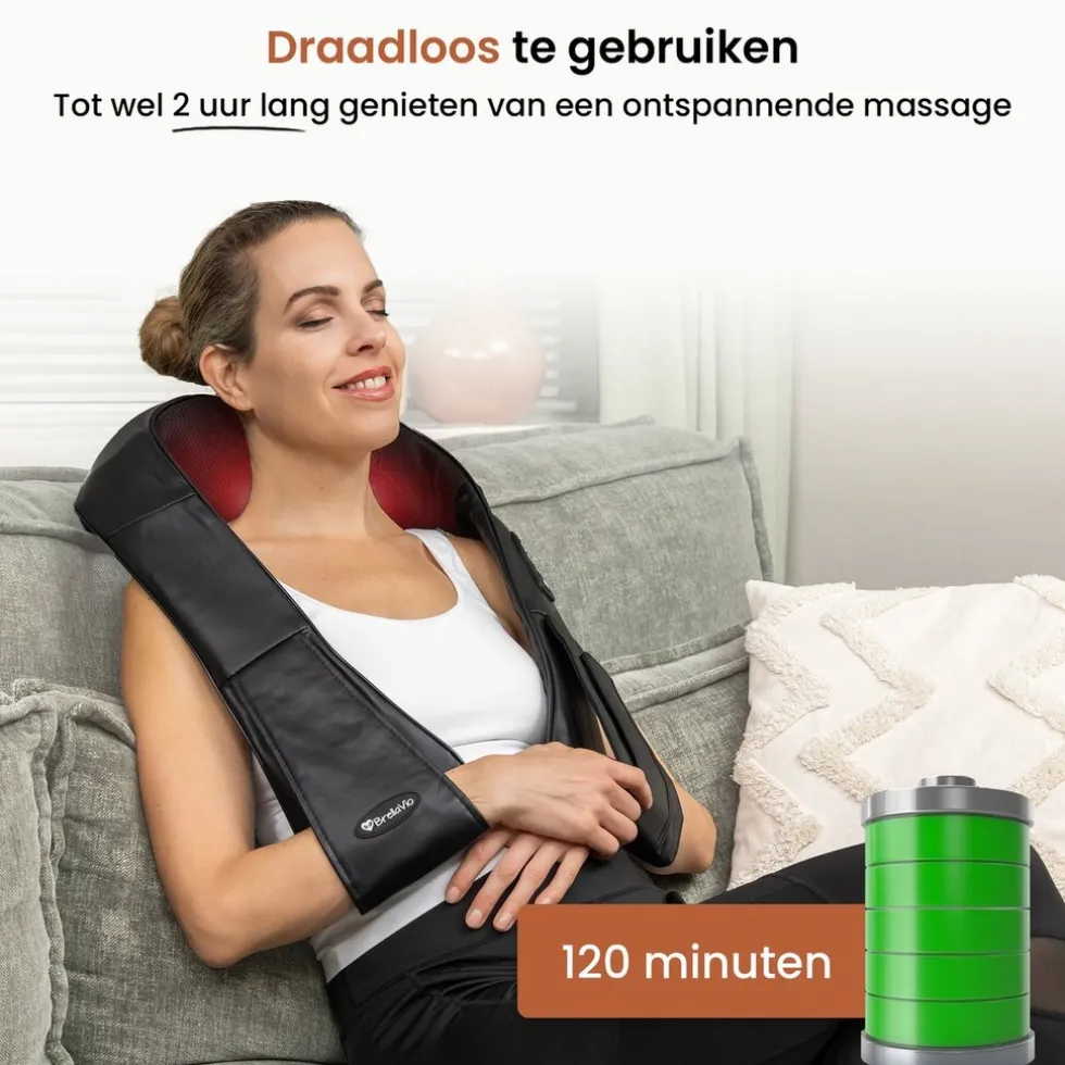 BrellaVio XL Draadloos Massagekussen + Massagebal