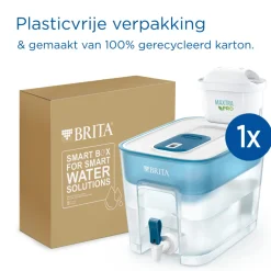 BRITA Waterfilterkan Flow Cool 8.2L Blauw incl. 1 MAXTRA PRO ALL-IN-1 Waterfilterpatroon