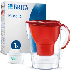 BRITA Waterfilterkan Marella Cool 2.4L Rood incl. 1 MAXTRA PRO