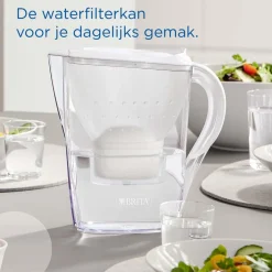 BRITA Waterfilterkan Marella Cool 2.4L Wit incl. 6 MAXTRA PRO ALL-IN-1 Waterfilterpatroon