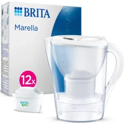 BRITA Waterfilterkan Marella Cool 2.4L Wit incl.12 MAXTRA PRO waterfilterpatroon