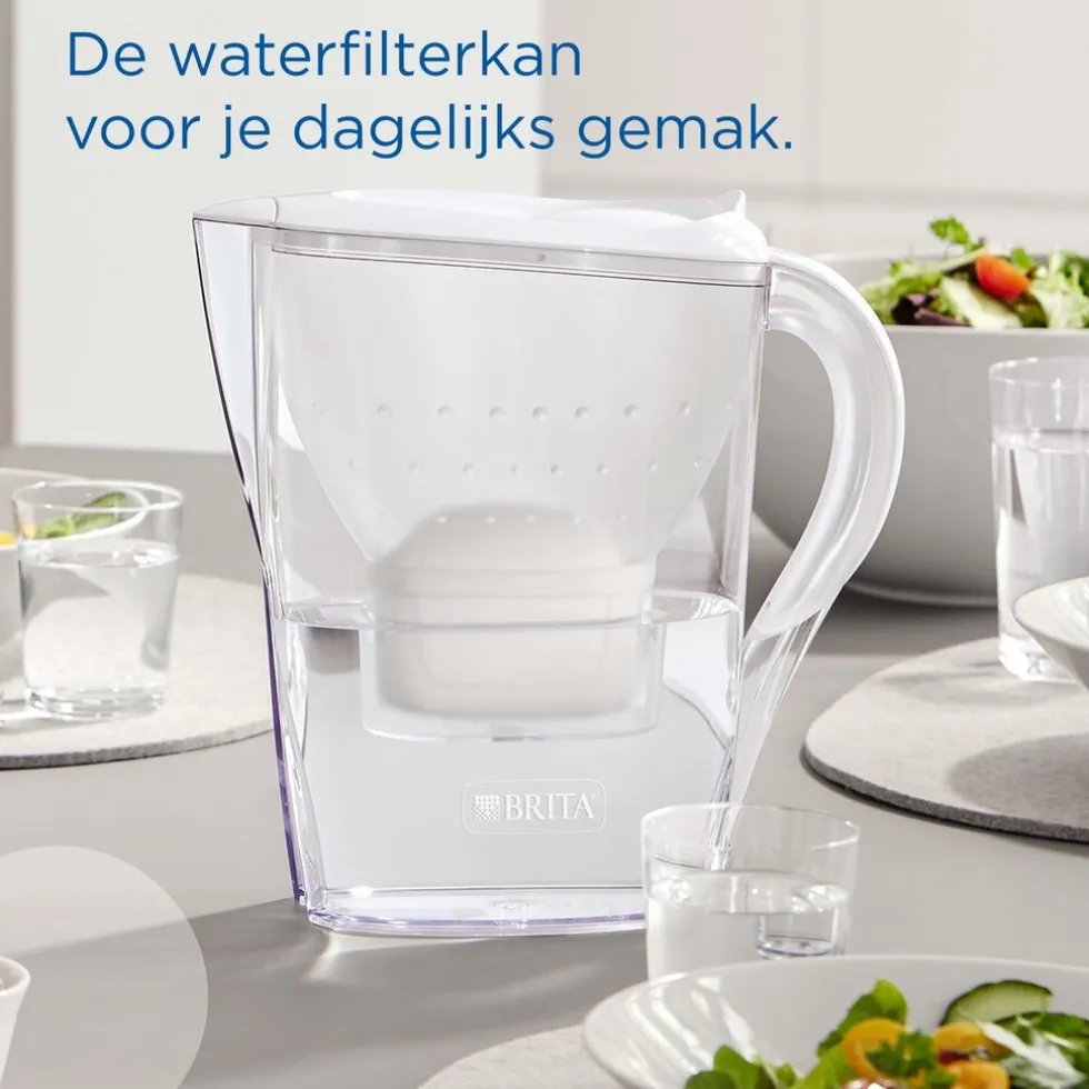 BRITA Waterfilterkan Marella Cool 2.4L Wit incl.12 MAXTRA PRO waterfilterpatroon