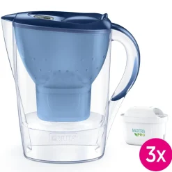 BRITA Waterfilterkan Marella Cool 2.4L Blauw incl, 3 MAXTRA PRO waterfilterpatroon
