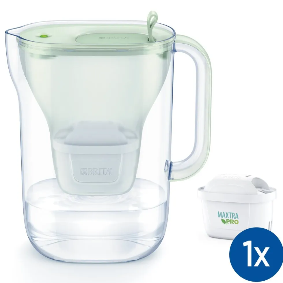 BRITA Waterfilterkan Style eco Cool 2.4L Groen incl.f 1 MAXTRA PRO waterfilterpatroon