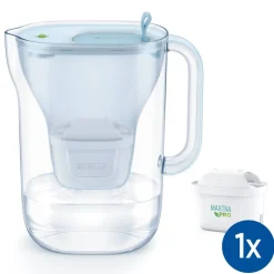 BRITA Waterfilterkan Style eco Cool 2.4L Blauw incl,1 MAXTRA PRO waterfilterpatroon