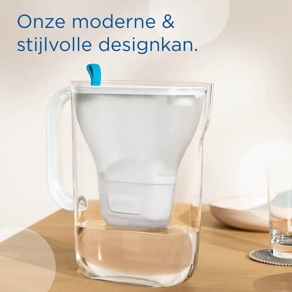 BRITA Waterfilterkan Style Cool 2.4L Grijs inclusief 1 MAXTRA PRO waterfilterpatroon