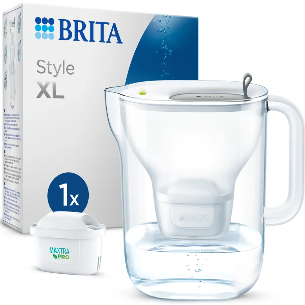 BRITA Waterfilterkan Style XL 3.6L Blauw inclusief 1 MAXTRA PRO waterfilterpatroon