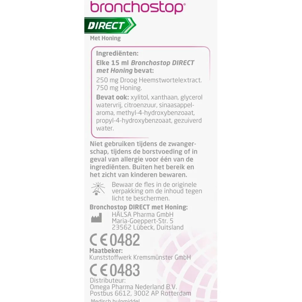 Bronchostop Direct met Honing