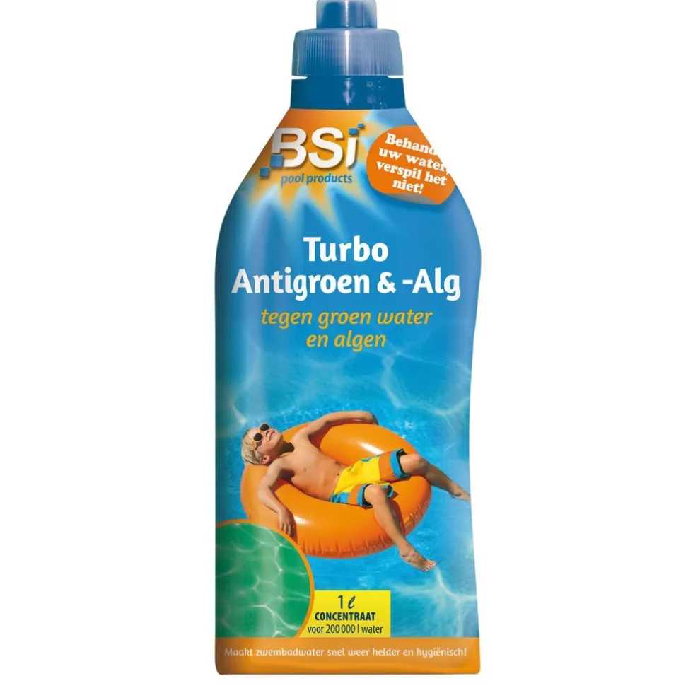 BSI Turbo Groen & Alg 1L tegen algen & groen zwembadwater