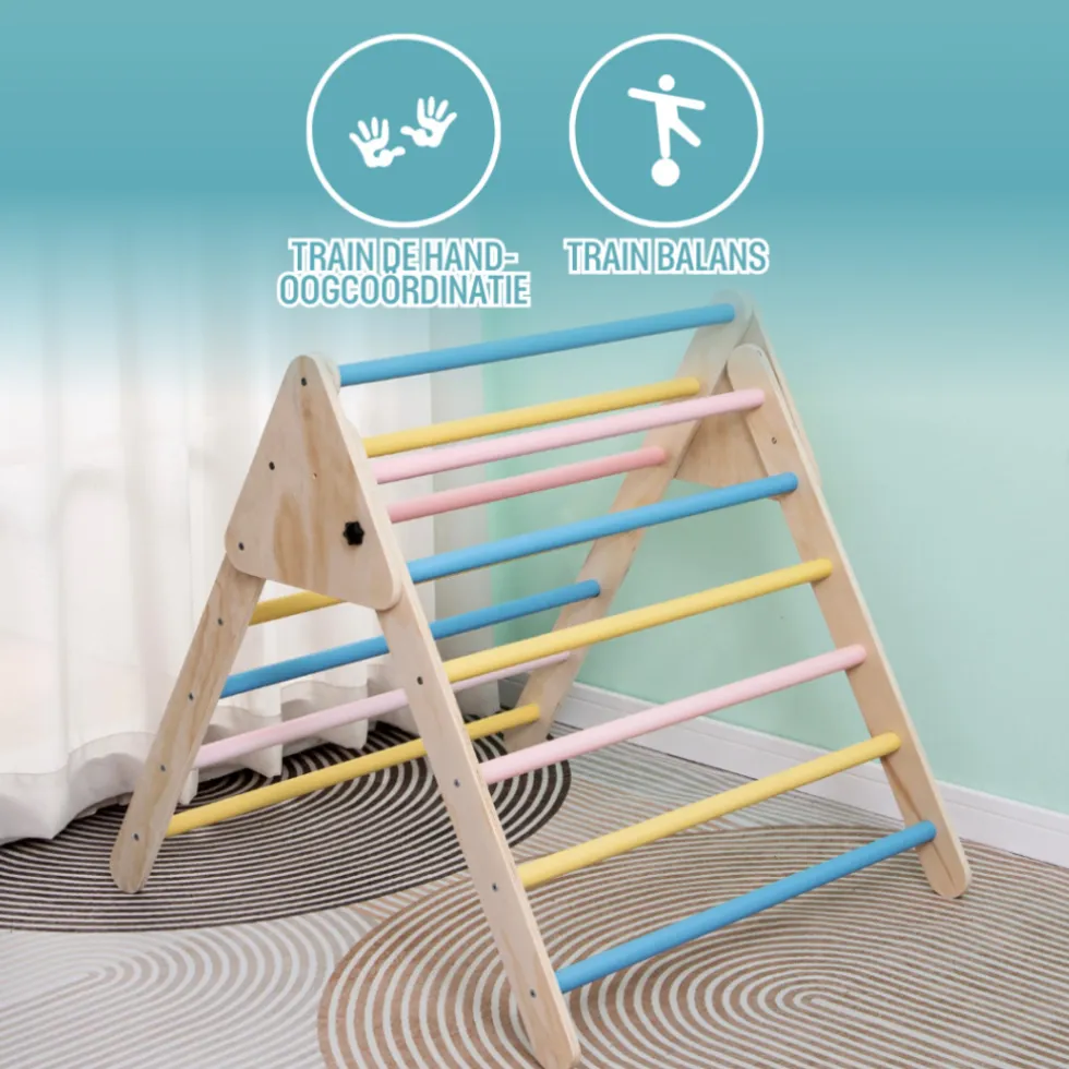 Buxibo Houten Klimrek Montessori Speelgoed
