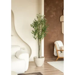 Buxibo Olijfboom 1224 Bladeren 68 Vruchten Kunstplant