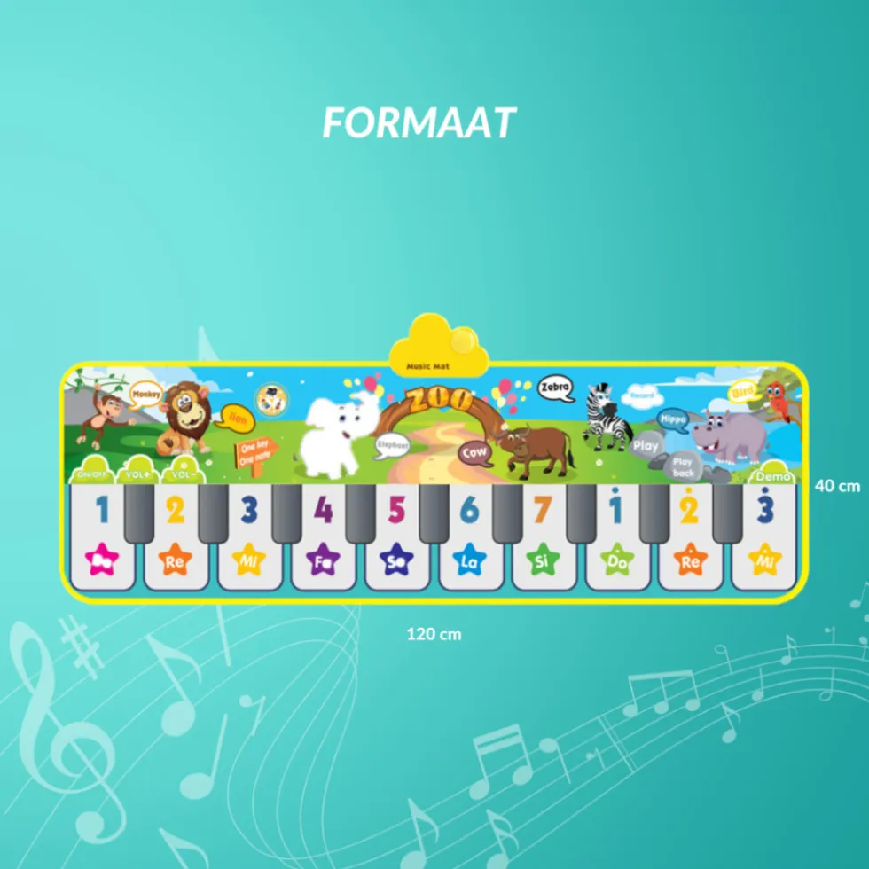 Buxibo Piano Mat Muzikale Mat Dans Springmat
