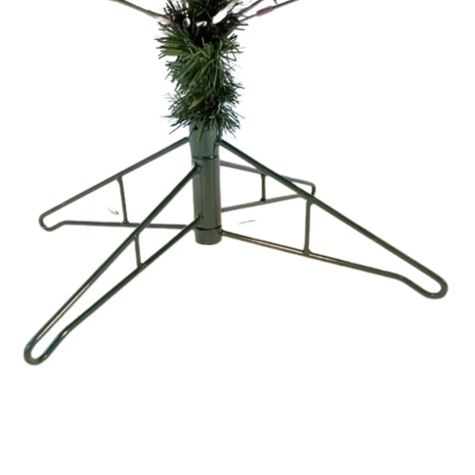 Buxibo PVC Kerstboom met 200 LED en 8 lichteffecten EU-stekker Metalen Standaard
