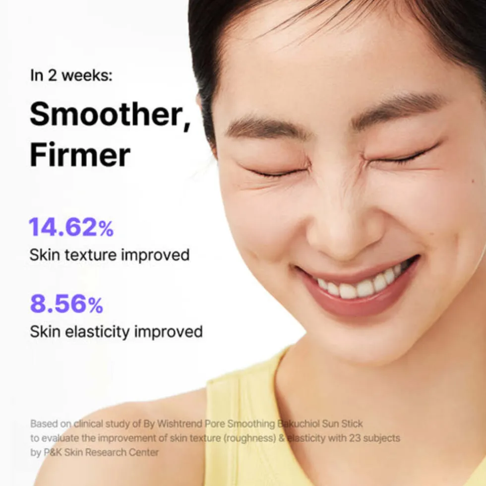 By Wishtrend Pore Smoothing Bakuchiol Sun Stick