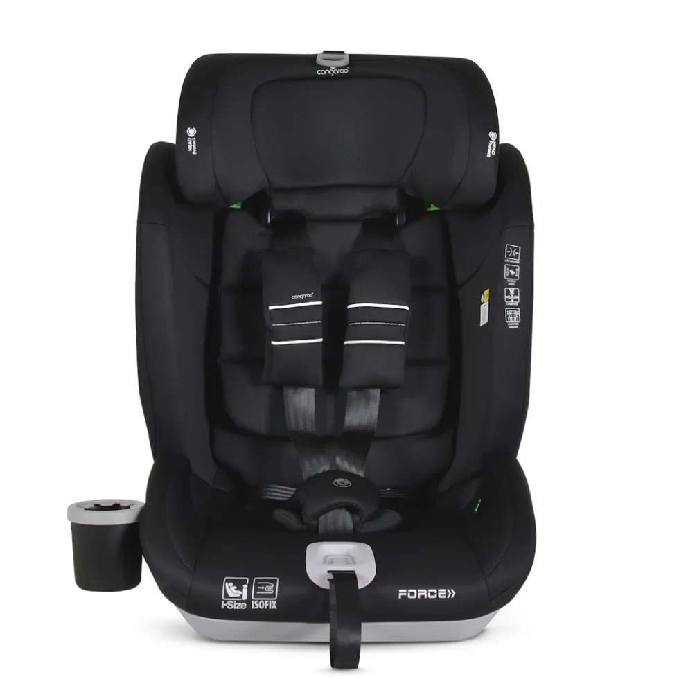Cangaroo Force Black Isofix 76-150 cm i-Size Autostoel