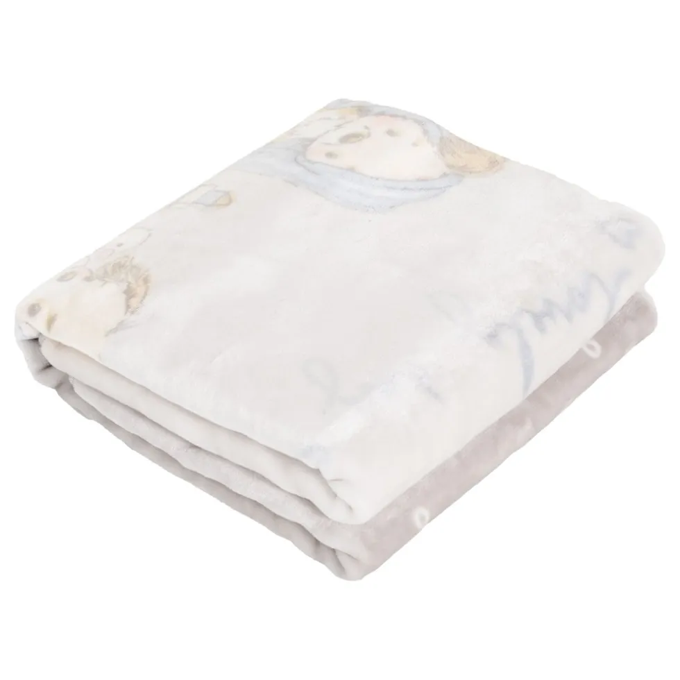 Cangaroo Softy Lovely Day Grey 110 x 140 cm Ledikantdeken