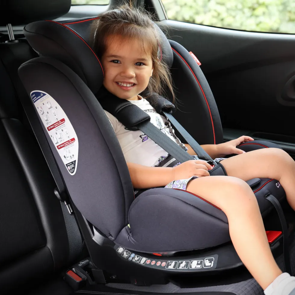 Carkids I-Size Autostoeltje Darcy 360° Draaibaar 40-150cm Isofix Zwart/Rood