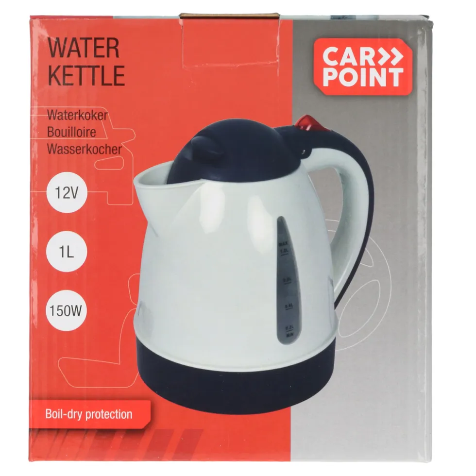 Carpoint Waterkoker 12V 150W 1 Liter