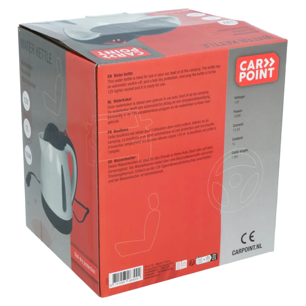 Carpoint Waterkoker 12V 150W 1 Liter