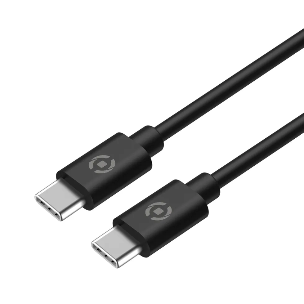 Celly Auto lader+ kabel USB-C>USB-C