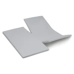 Cinderella Dubbele Splittopper Hoeslaken Katoen Satijn Sunday - light grey 180x210cm
