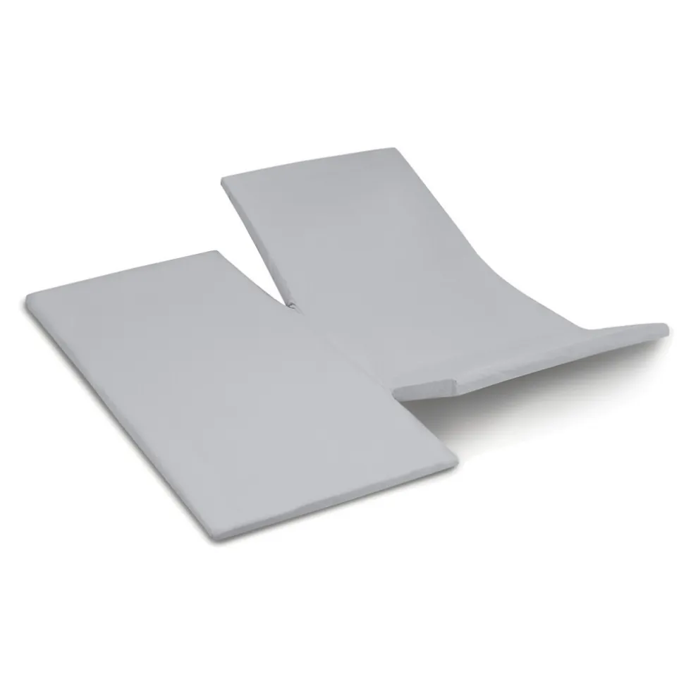 Cinderella Dubbele Splittopper Hoeslaken Katoen Satijn Sunday - light grey 180x210cm