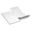 Cinderella Dubbele Splittopper Hoeslaken Jersey Katoen Stretch - white 180x200/210cm