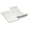 Cinderella Dubbele Splittopper Hoeslaken Jersey Katoen Stretch - ivory 180x200/210cm