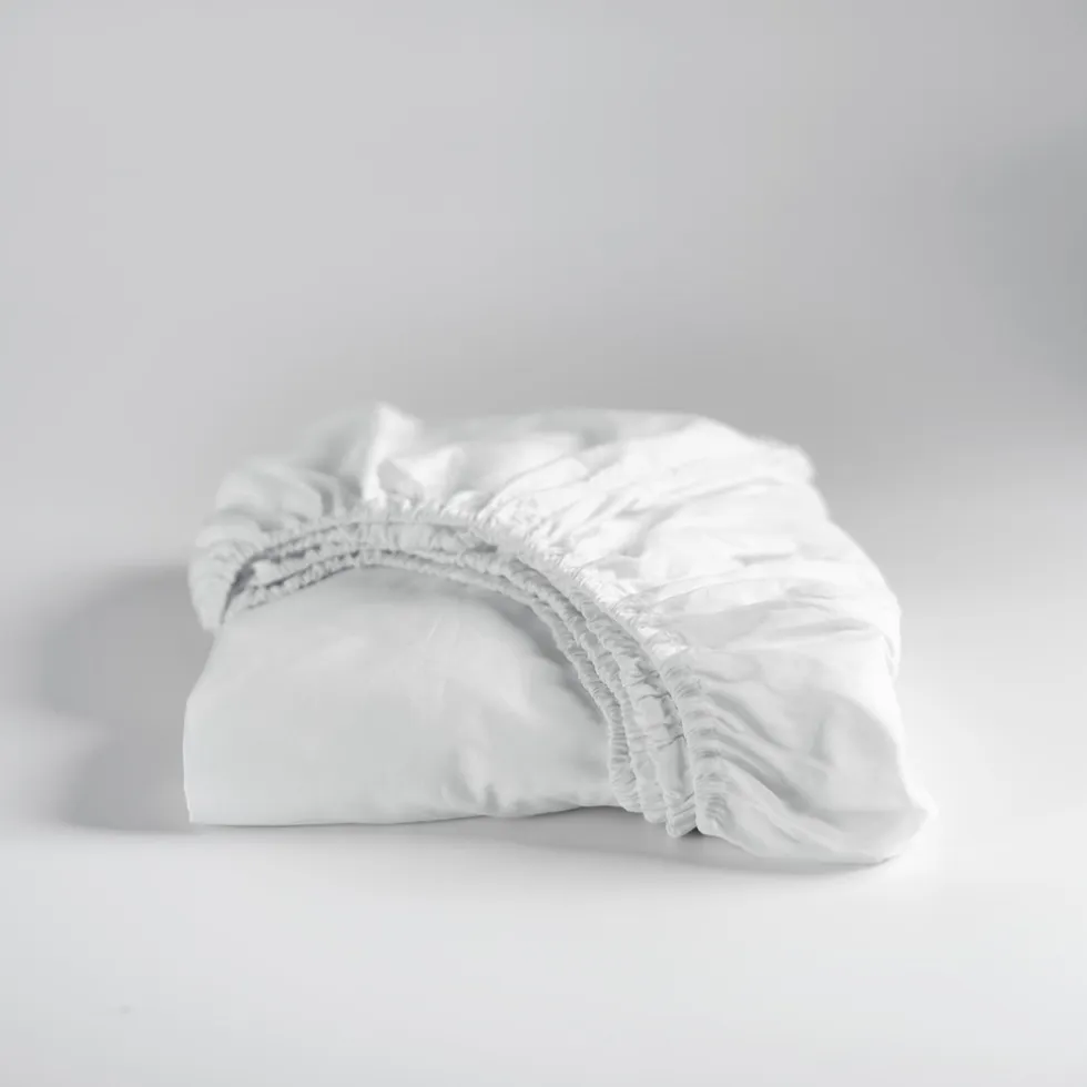 Cinderella Hoeslaken Basic Katoen 30cm Hoekhoogte - white 180x210cm