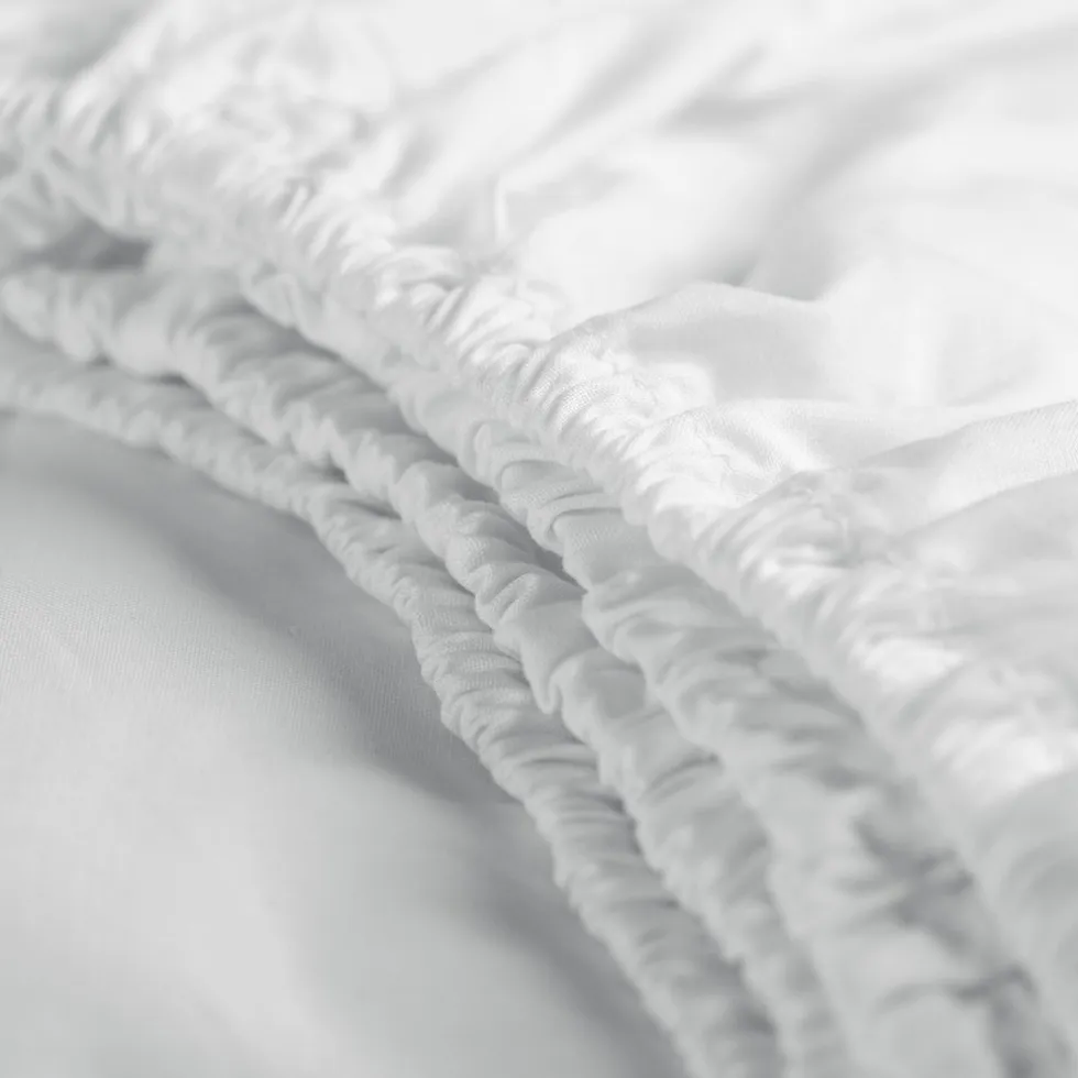 Cinderella Hoeslaken Basic Katoen 30cm Hoekhoogte - white 180x210cm