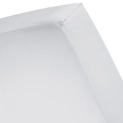 Cinderella Splittopper Single Split Hoeslaken Katoen Satijn - light grey 180x210cm