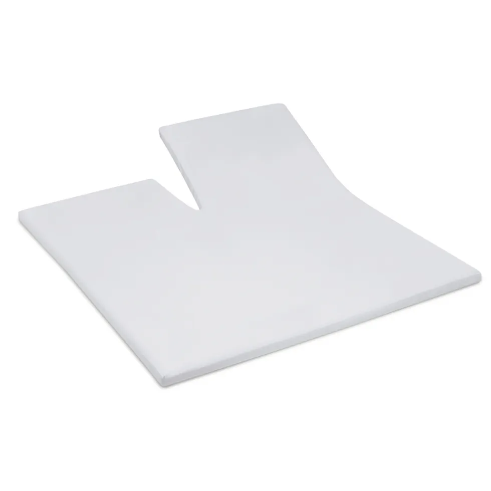 Cinderella Splittopper Single Split Hoeslaken Katoen Satijn - light grey 160x200cm