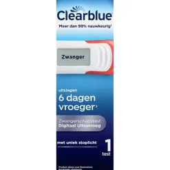 Clearblue Ultravroeg Digitaal Zwangerschapstest