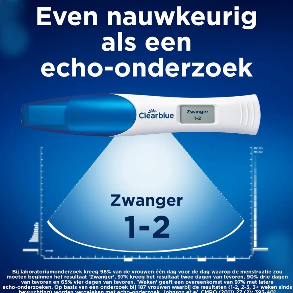 Clearblue Zwangerschapstest met Wekenindicator