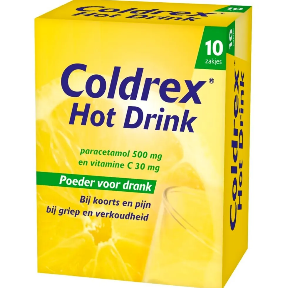 Coldrex Hot Drink 500mg Poeder voor Drank