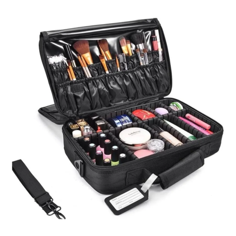 Confibel Cosmetica Koffer Make-up Koffer met verstelbare vakken