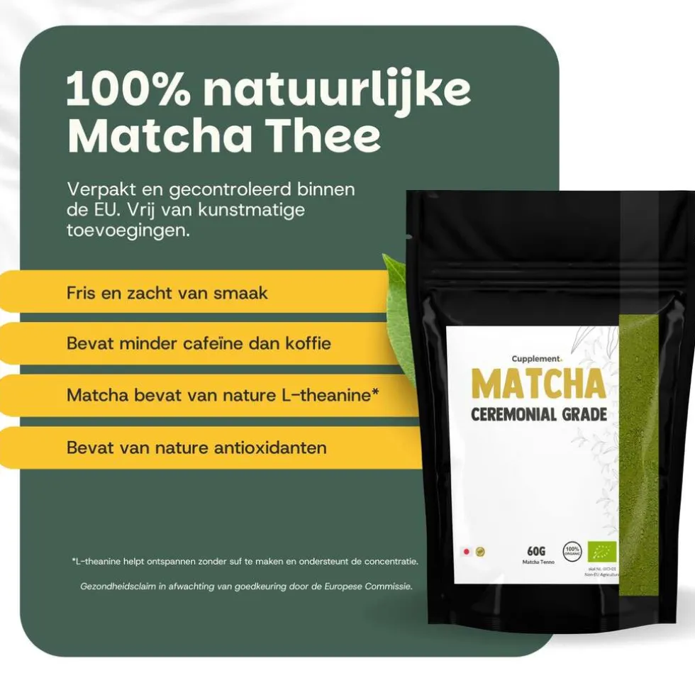 Cupplement Matcha Poeder Ceremonial Grade