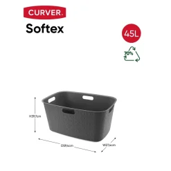 Curver Softex Wasbox met Deksel + Wasmand