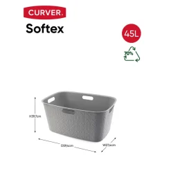 Curver Softex Wasbox met Deksel + Wasmand