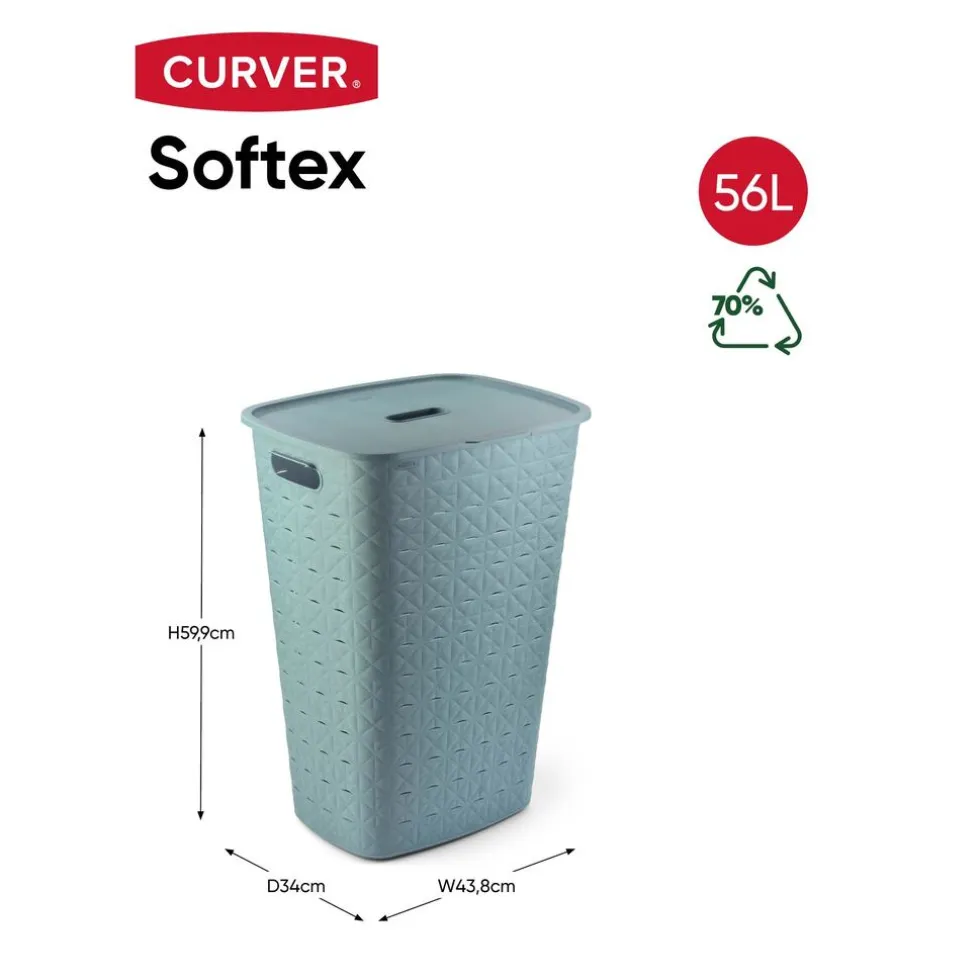 Curver Softex Wasbox met Deksel + Wasmand
