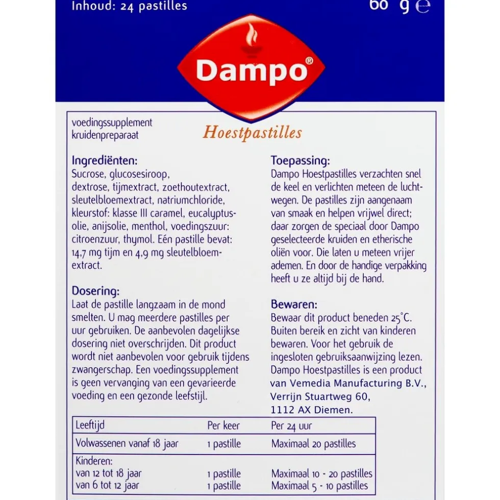 Dampo Hoestpastilles
