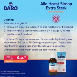Daro Extra Sterk Alle Hoest Siroop met Vitamine C