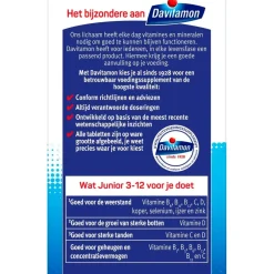 Davitamon Junior 3+ Framboos Kauwtabletten