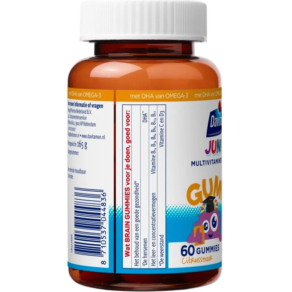 Davitamon Junior 3-12 Jaar Brain Gummies