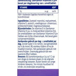 Davitamon Vitamine D 50+ Smelttabletten