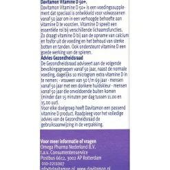 Davitamon Vitamine D 50+ Smelttabletten