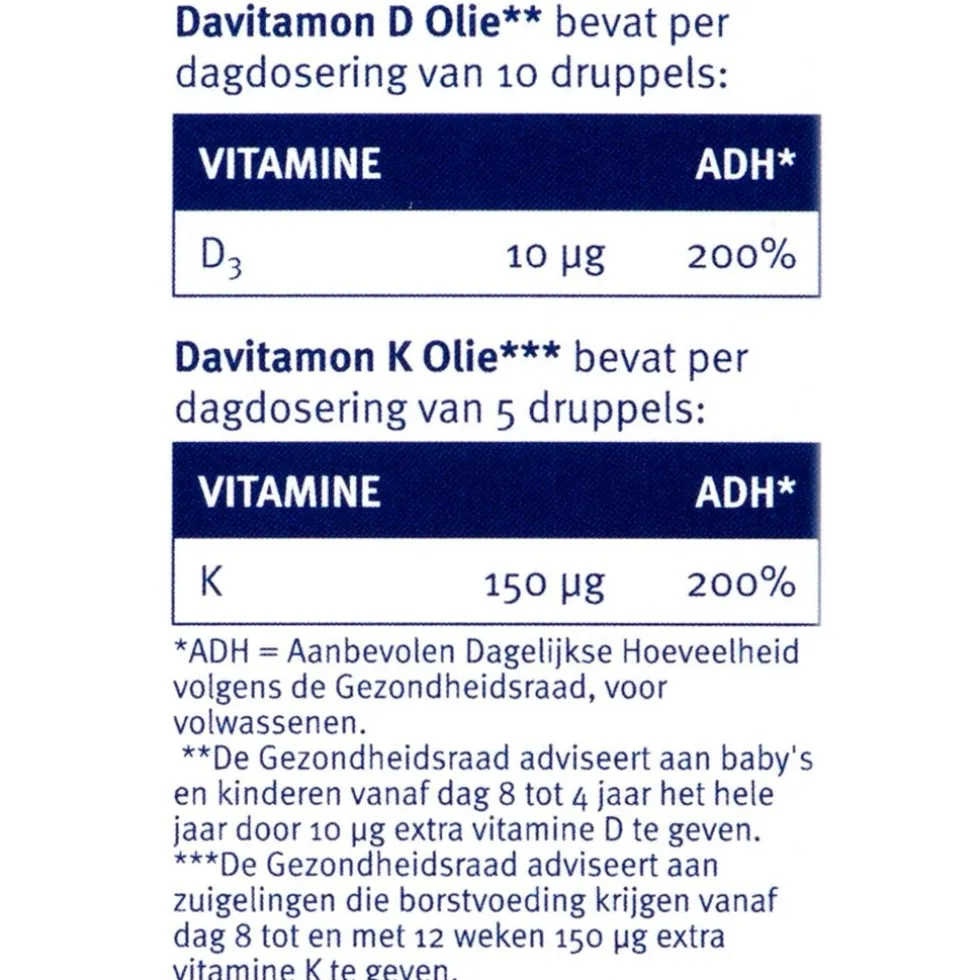 Davitamon Vitamine K en D Olie