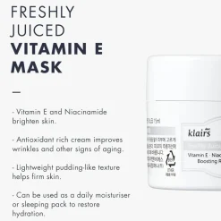 Dear, Klairs Freshly Juiced Vitamin E Mask