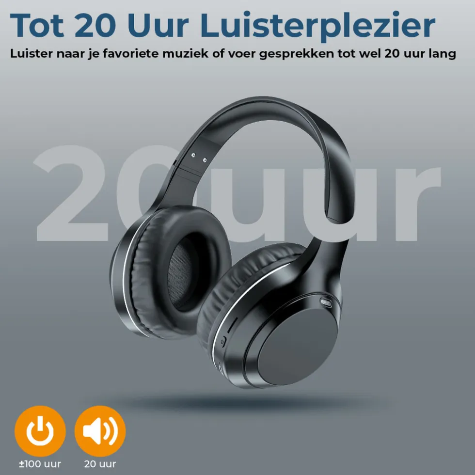 Denver BTN211 Bluetooth Koptelefoon met active noise canceling