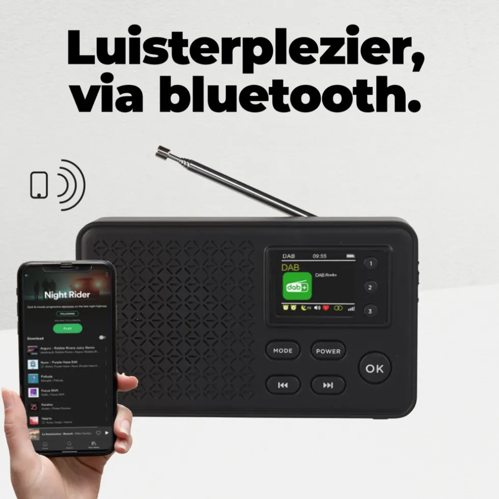 Denver DAB57 DAB+/FM Radio met Bluetooth